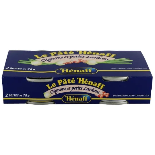 Pâté oignons et petits lardons