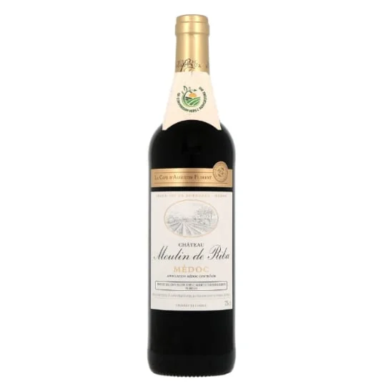 Vin Rouge Bordeaux Médoc Merlot - Cabernet Sauvignon