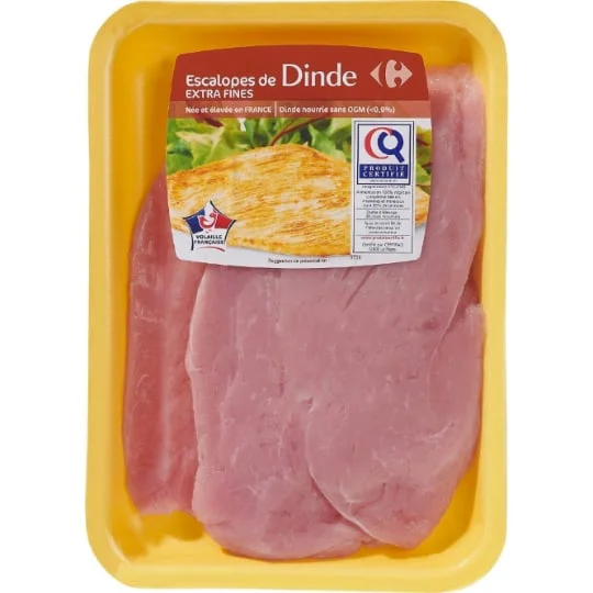 Escalopes de dinde extra fines