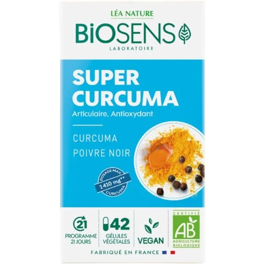 Complément alimentaire Bio curcuma & poivre