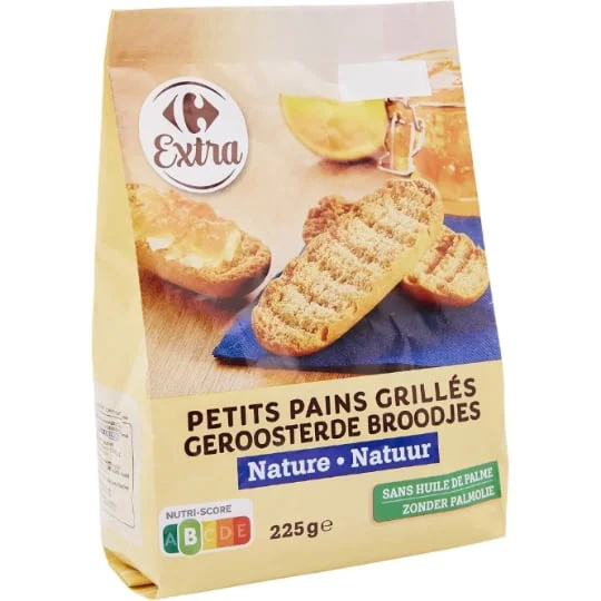 Petits pains grillés nature