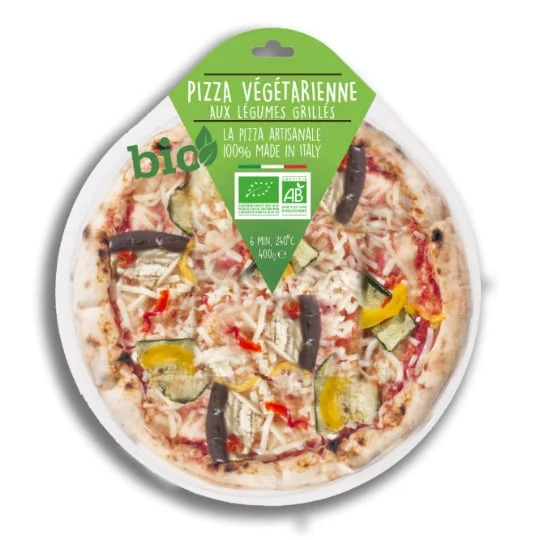 Pizza légumes grillés Bio