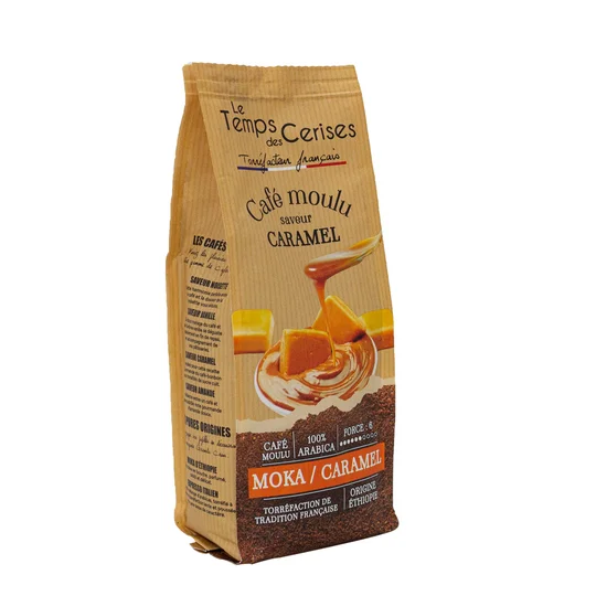 Café moulu saveur caramel force 5