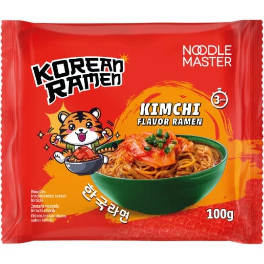 Nouilles instantanées en soupe coréennes, Ramyeon saveur Kimchi