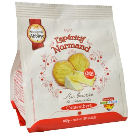 Biscuits apéritifs normand goût camembert