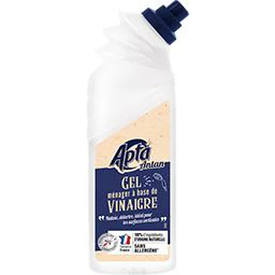 Gel ménager à base de vinaigre