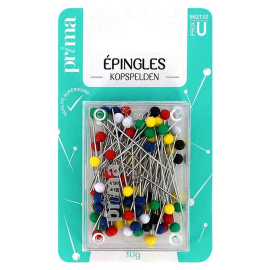 Epingles Sup Tete Couleur