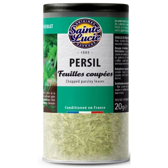 Persil feuilles coupées