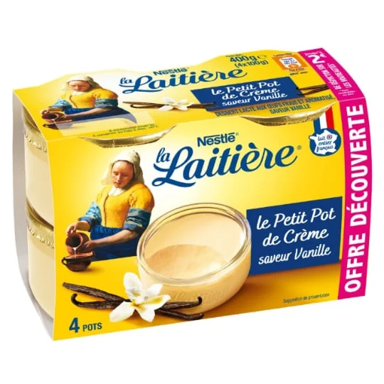 Crèmes dessert saveur vanille