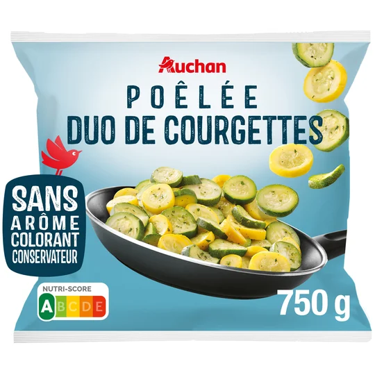 Poêlée duo de courgettes