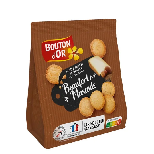 Petits sablés au sésame Beaufort AOP muscade