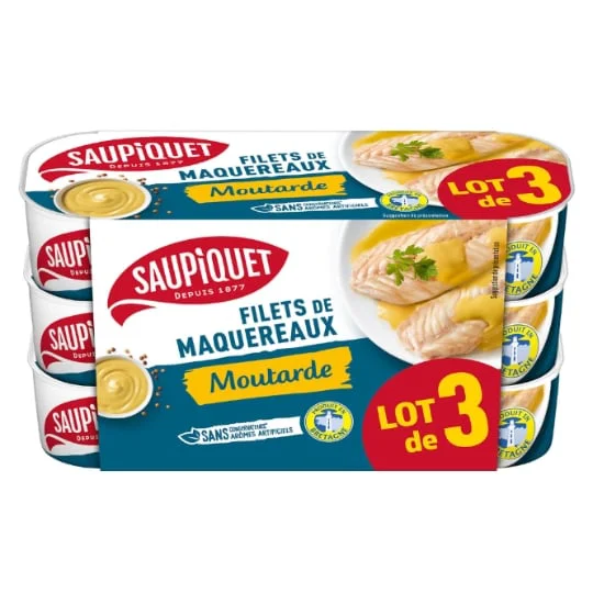Filets de maquereaux à la moutarde