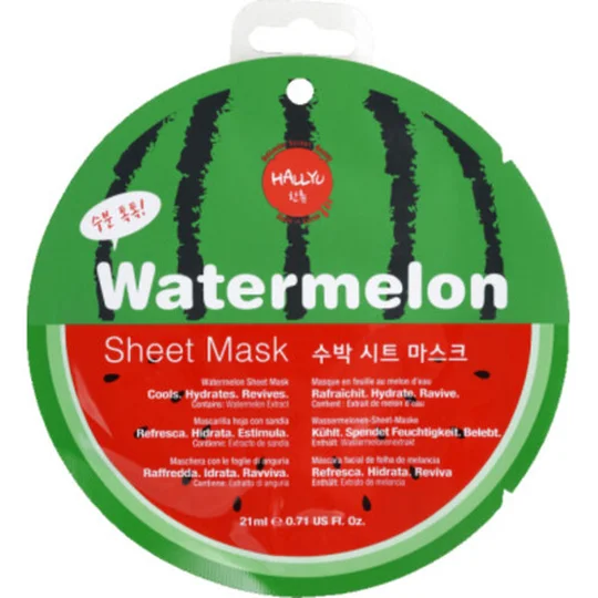 Masque En Feuille Au Melon D'Eau
