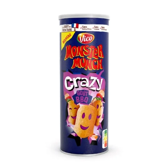 Biscuit apéritif tuile crazy barbecue MONSTER MUNCH