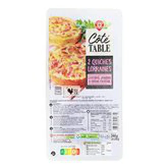 Quiche lorraine Coté Table