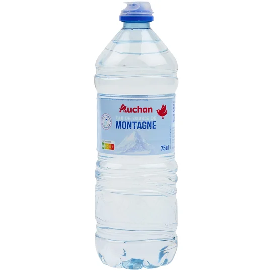 Eau de source montagne bouchon sport