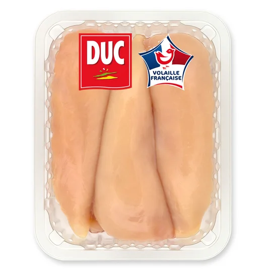 Filets de poulet jaune