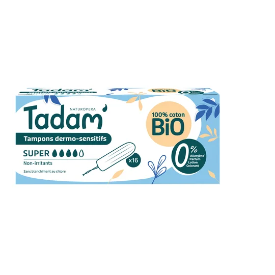 Tampons bio super Dermo-sensitifs
