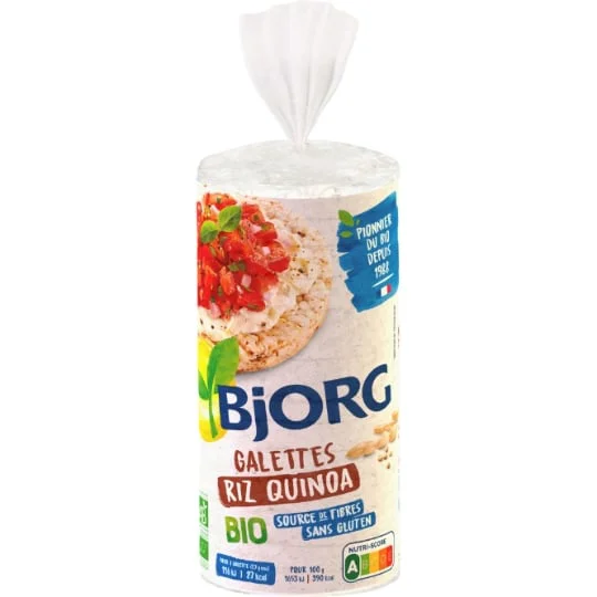 Galettes riz quinoa bio