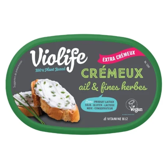 Crémeux à tartiner ail et fines herbes