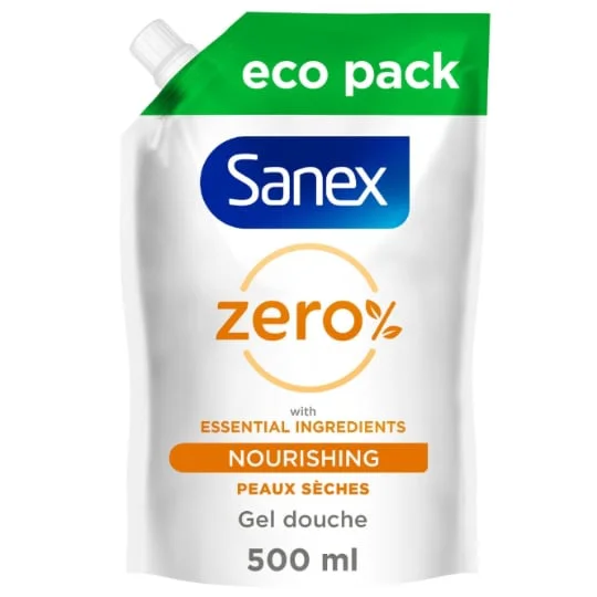 Gel Douche Eco Recharge Zéro% Essential Peaux Sèches