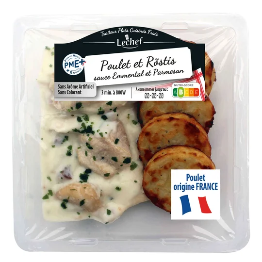 Poulet sauce fromage