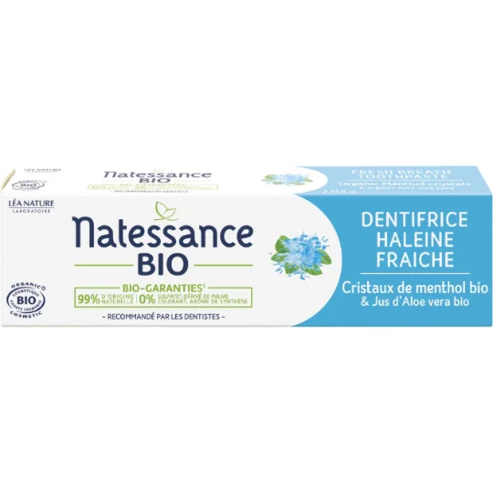 Dentifrice Haleine Fraîche Bio
