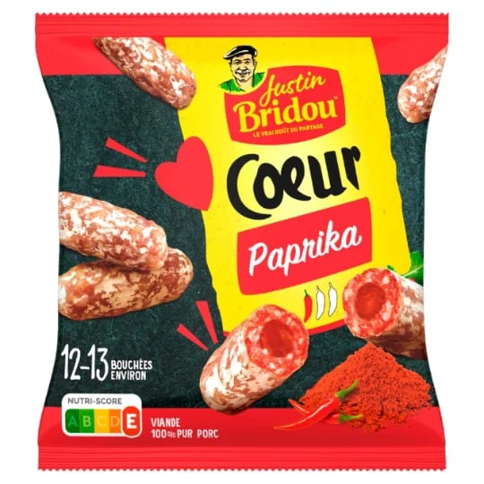 Saucisson coeur pesto