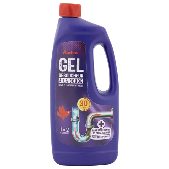 Gel déboucheur WC