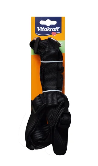 Harnais Nylon Premium doublé noir M / L