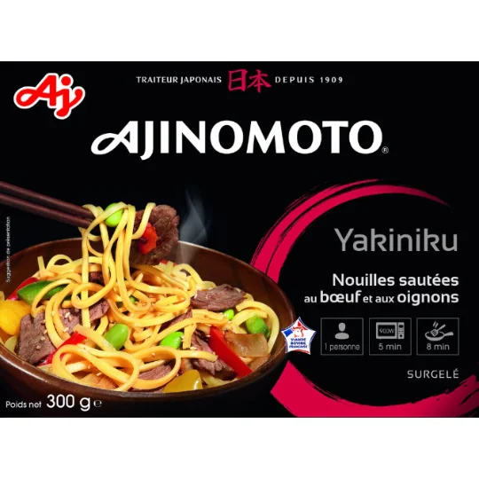 Nouilles sautées Yakiniku au boeuf et oignons