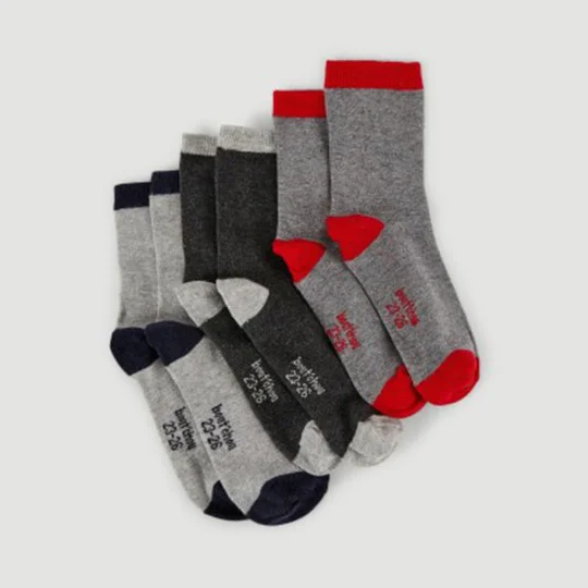 Monoprix Lot De 3 Paires De Chaussettes Garçon Marine T15/18