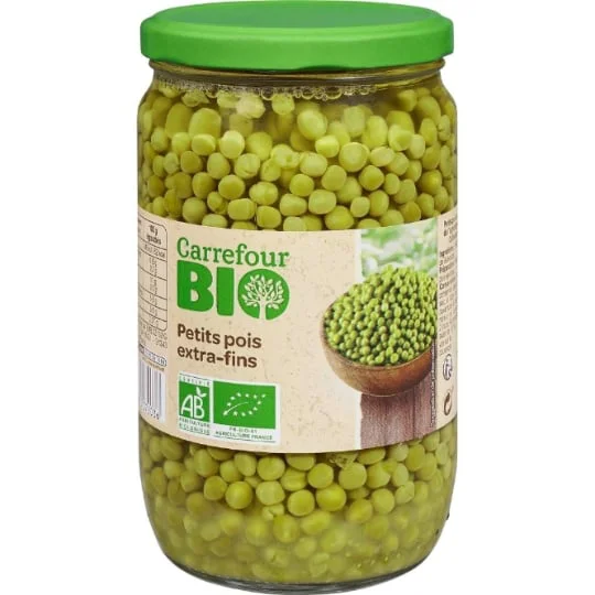 Petits pois bio extra-fins