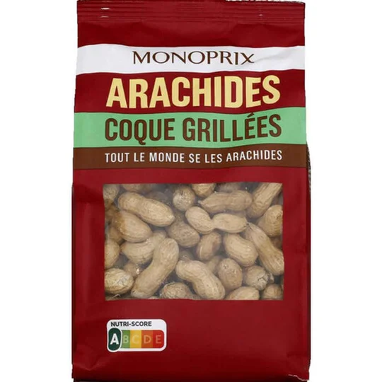 Arachides coque grillées