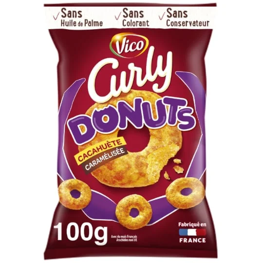Biscuits apéritifs Donuts cacahuète