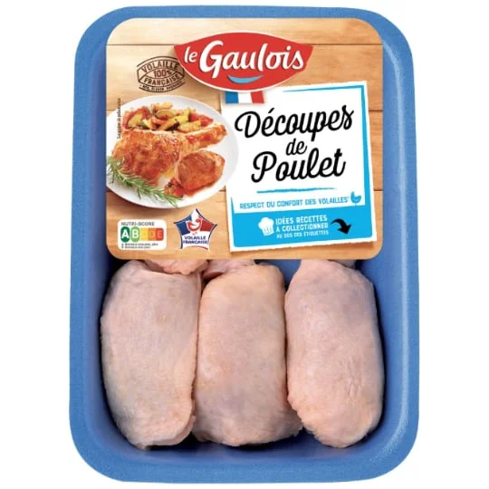 Morceaux de poulet blanc
