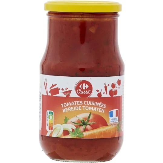Sauce tomates cuisinées