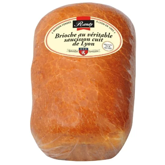 Brioche au véritable saucisson cuit de Lyon
