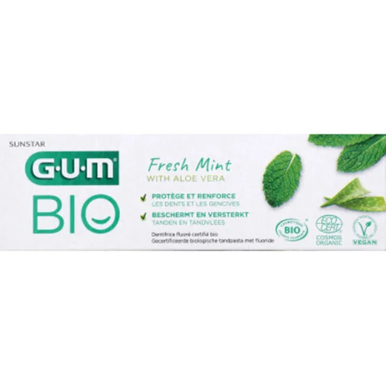 Bio dentifrice menthe aloe vera bio