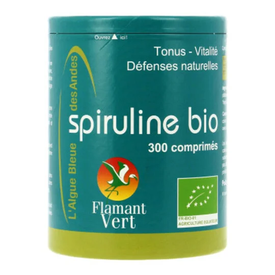 Spiruline Bio 300 comprimés