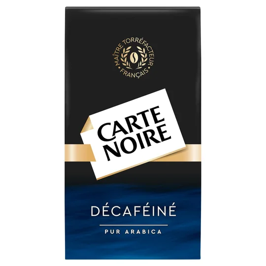 Café moulu décaféiné, pur arabica