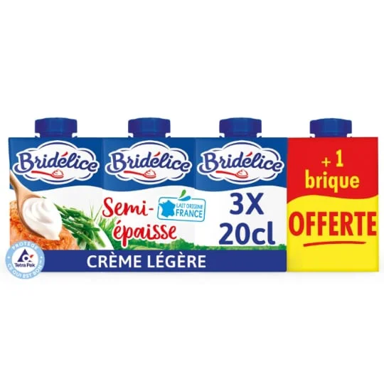 Crème fraîche 18% MG Semi-épaisse