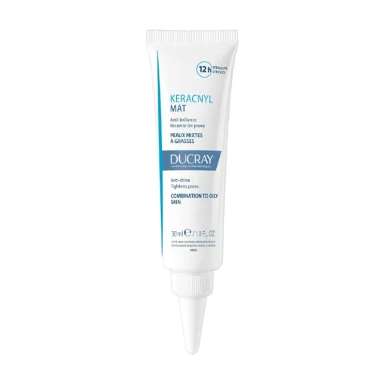 Crème soin visage keracnyl mat peaux mixtes et grasses anti-brillance