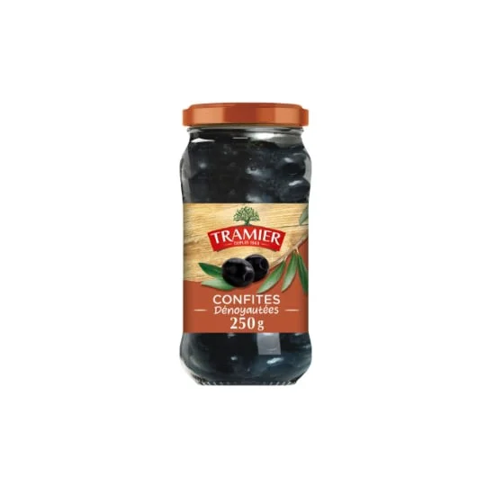 Olives noires confites