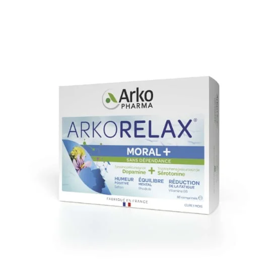 Complément Alimentaire Arkorelax Moral + Dopamine Et Sérotonine