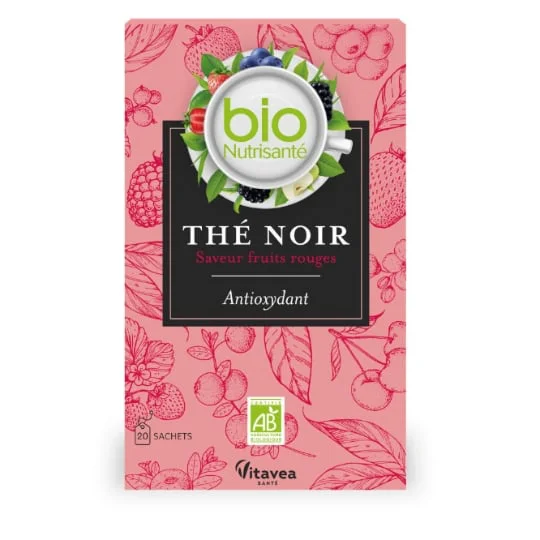 Infusion Thé Noir Antioxydant aux Fruits Rouges BIONUTRISANTE