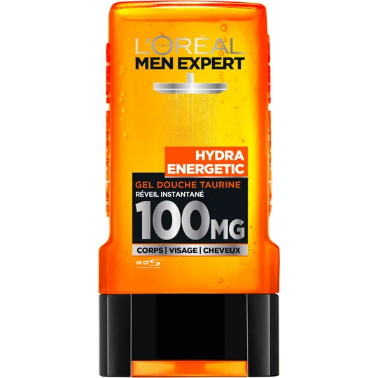 Hydra Energic Gel douche taurine corps visage cheveux