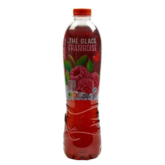 Thé glacé à la framboise