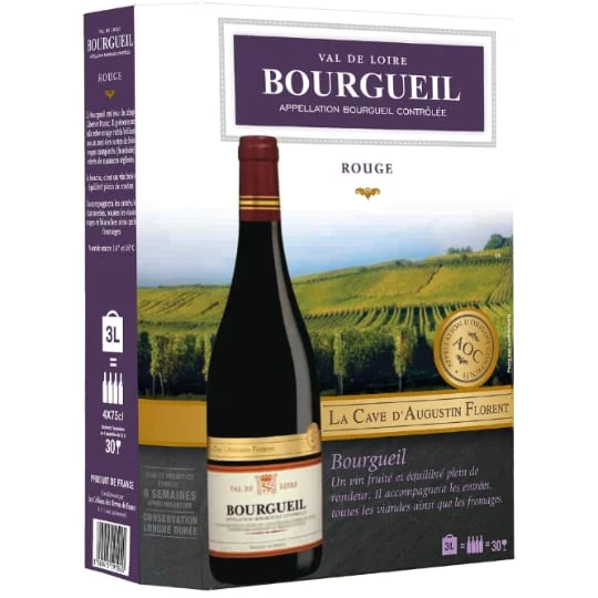 Vin Rouge Val de Loire AOP Bourgueil