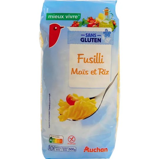 Fusilli sans gluten